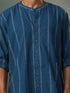 Men's Indigo Jacquard Cotton Shirt
